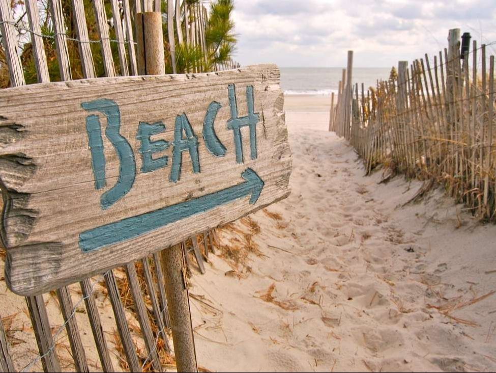 Beach access with 